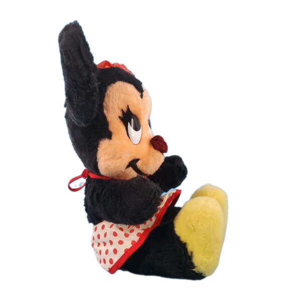 Vintage 1960's Plush Walt Disney's Minnie Mouse Character California Stuffed USA - Picture 3 of 16